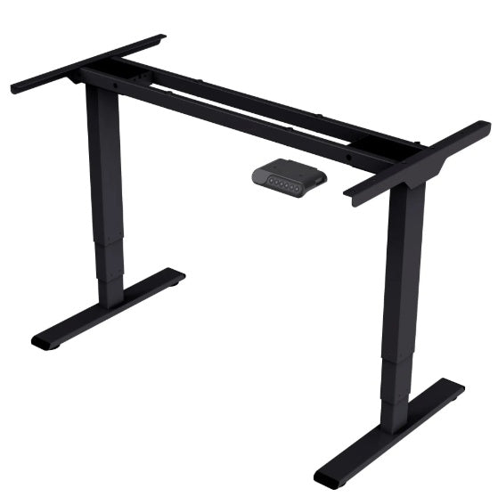 Electric Standing Desk Dual Motor 3 Stages Adjustable Height Desk Home Office Computer Workstation Sit Stand Up Desk, 55 X 28 Inch